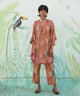 Crepe Kurta Sets Multicolor color