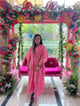 Alaya Kaftan Pink color