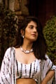 Cosmos Glam Bib Silver color