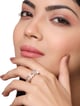 Ludic Ring Silver color
