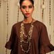 Lakshmi Necklace Gold color