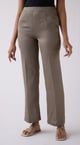Grey Straight-Fit Trousers Grey color