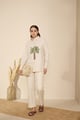 Mirage Co-Ord Set Oat Milk White color