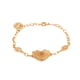 Heart Chakra Charm Bracelet Gold color