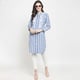 Blue Stripe Tunic Blue color