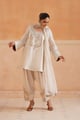 Bidisha Chanderi Satin Embroidered Matching Set - NEETIKA CHOPRA - Image 1