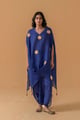 Patakha Cape Set Cobalt Blue color
