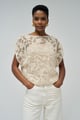 Crochet Sweater with Tshirt White color