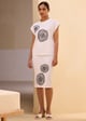 Soft Woodprint Boxy Muscle Tee Everlasting White color