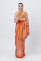 Genda Saree Orange color