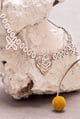 Hexagone Neckpiece Silver Silver color
