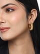 Spiral Hoops Gold color