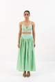 Mintique Skirt Pastle Green color