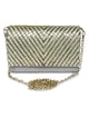 Sequinned Miniaudiere Gold color