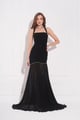 Fallon Halter Maxi Black color