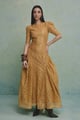 Desert Dynasty Dress Yellow color