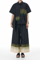 Bonnie Black Embroidered Co-Ord Set Black color