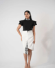 Fantasticate Ruffled - Skirt White color
