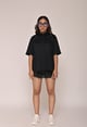 Daizy Lazy Shirt Black color