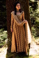 Sadie Anarkali Set Beige color