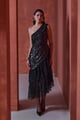 The Lumiere Dress Black color