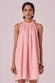 Chica Handwoven Dress Pink color