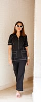 Serenity Co-Ord Set Black color