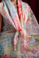 Rani Bloom Scarf Powder Blue/Sky Blue color