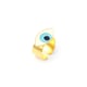 Evil Eye Adjustable Ring Ivory/Gold color