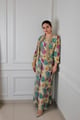Beige Floral Jumpsuit Beige color