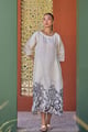 The Shayara Dress Cream color