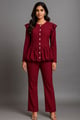 Roxanne Co-Ord Maroon color