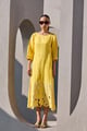 The Shayara Dress Yellow color