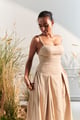 Dawn Dress Beige color