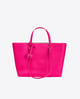Large Shopper Bag in Drummed Leather PINKO PINK-GOLD color