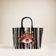 Malia Tote Black & White color
