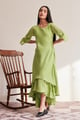 The Ivy Dress Light Green color