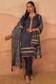 Blue Leheriya Bandhani
 Suit with Potli and Dupatta Blue color