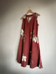 Rust Scallop Dress Rust color