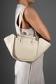 Two-Way Tote Pebbled Beige color