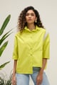 Leo Shirt Sulphur Lime color