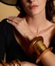 Gold Textured Cuff Gold color
