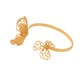 Fiore Oro Cuff Bracelet Gold color