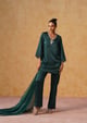 Alya Suit Set (Bottle Green) Bottle Green color