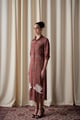 Mocha Wildflower Dress Mocha color