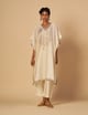 Chanderi Kaftan Off White color