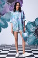 Pool of Tears Oversized Shirt Nile Green color