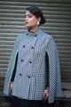 The Houndstooth Cape Houndstooth color