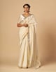 Chanderi Saree Off White color
