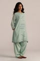 Aqua Woven Cotton Co-Ord Set Aqua color